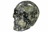 Carved, Que Sera Stone Skull #118099-1